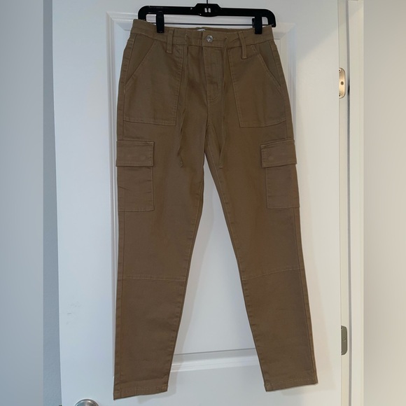 Celebrity Pink Pants - Dark khaki Slim cargo pants